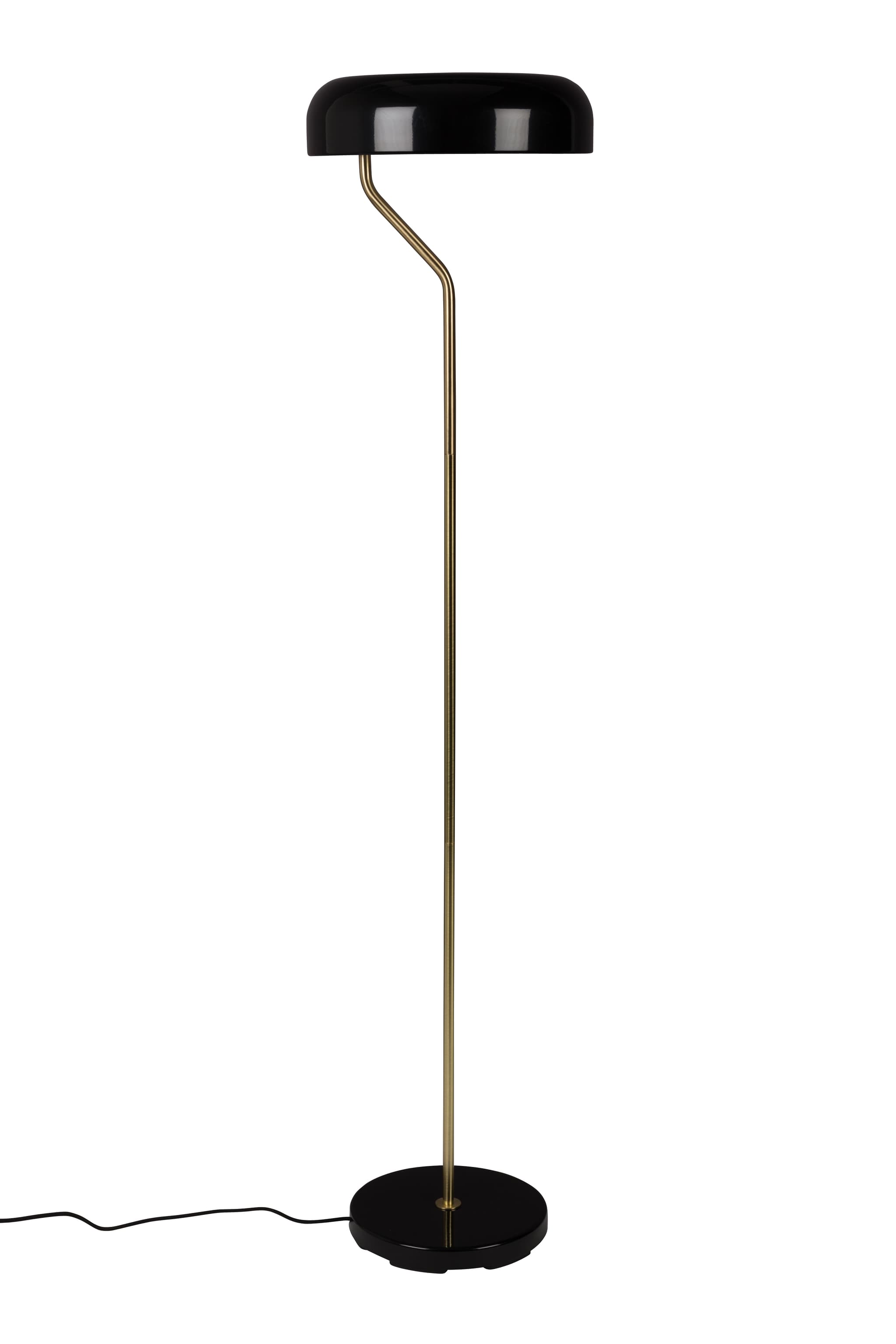DUTCHBONE Eclipse golvlampa - svart och mässingsjärn
