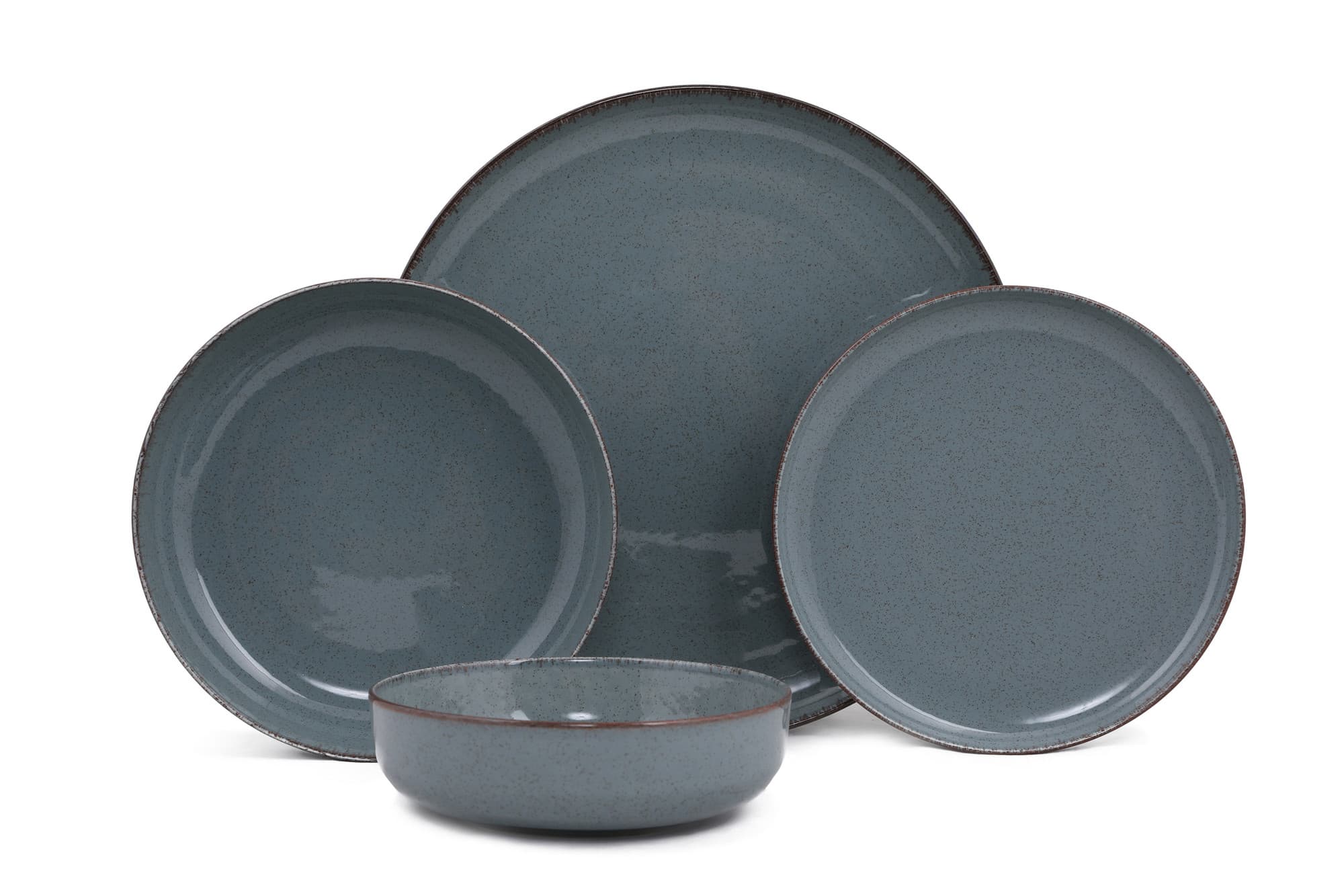 NORDVÄRK MOD24Y2730P01 - Blått middagsset (24 st)