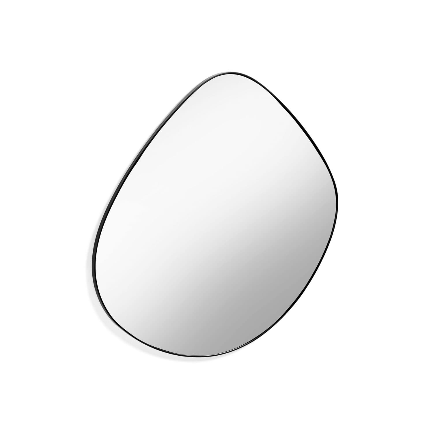 KAVE HOME Anera Väggspegel - Spegelglas och Svart Metall