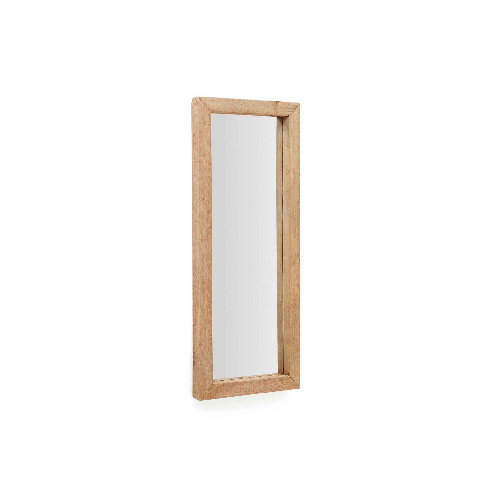 KAVE HOME Maden träspegel med naturlig finish 50 x 120 cm