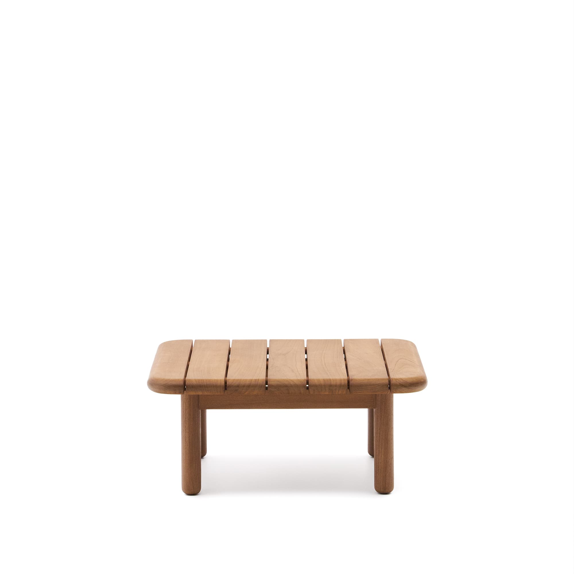 KAVE HOME Turqueta soffbord i massivt teak, 70 x 70 cm, FSC 100%.