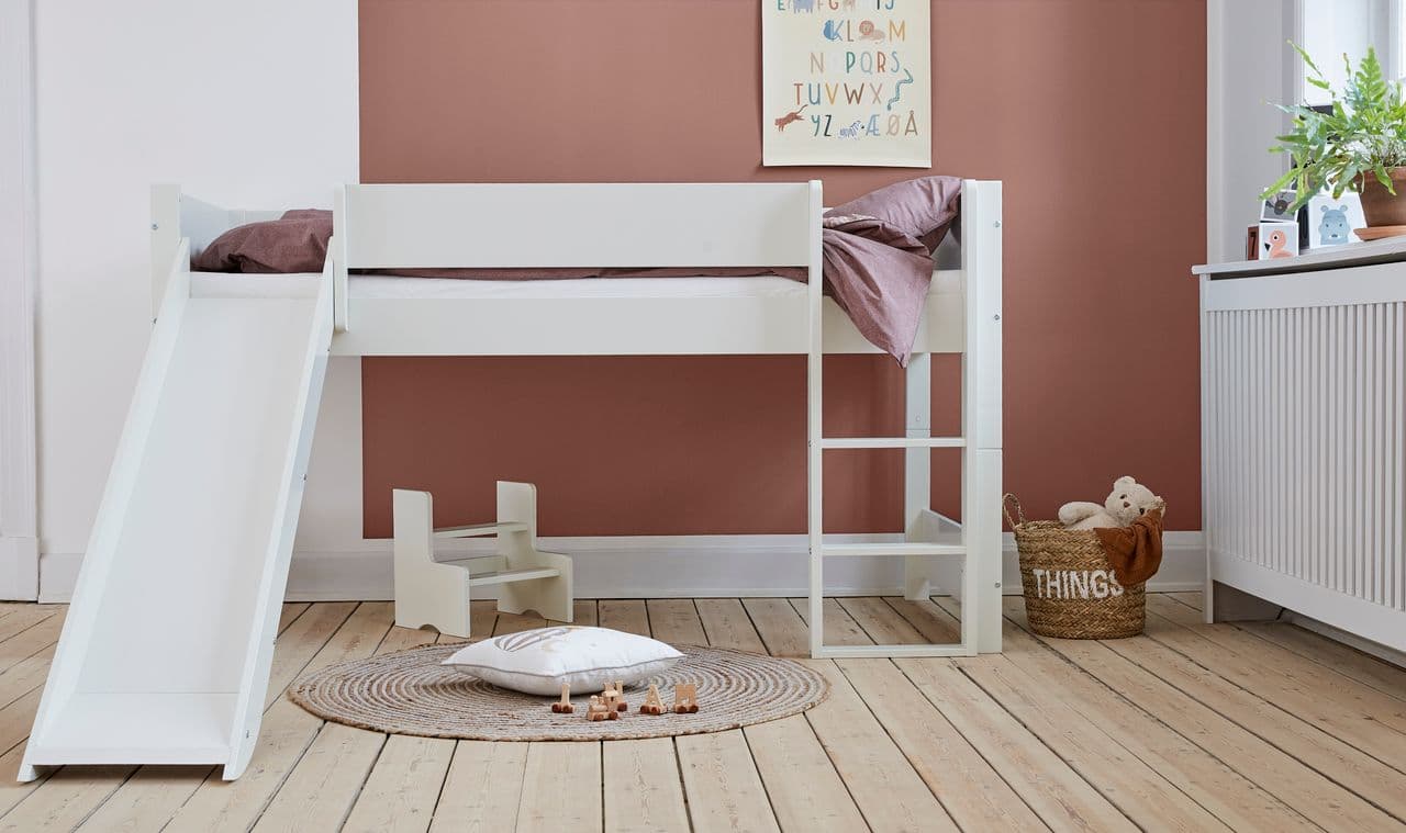 Manis-H Huxie barnsäng med rutschkana - 200 cm - 90x200