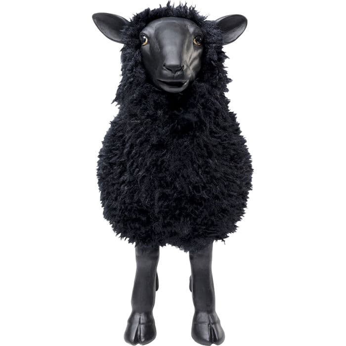 KARE DESIGN Bathilde får figur - svart polyester och polyresin (H:54)