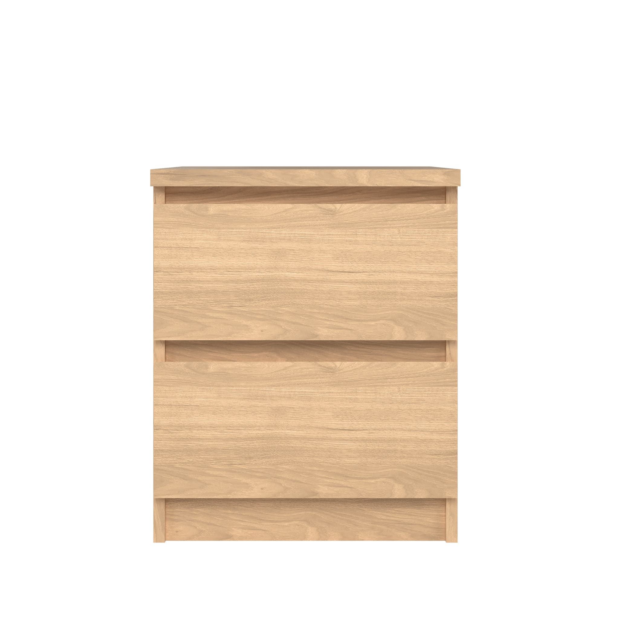 TVILUM Naia natbord, m. 2 lådor - Jackson Hickory naturspånskiva (40,4x50)