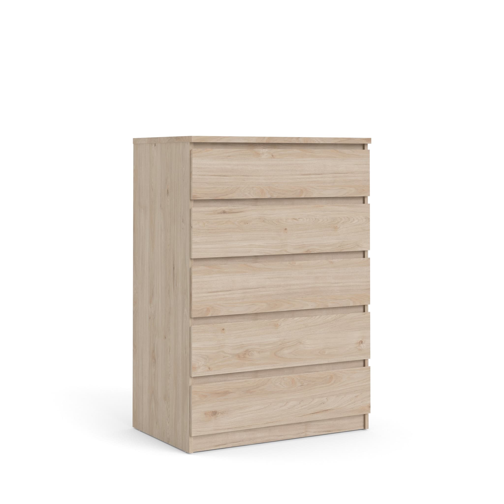 TWILUM Naia byrå med 5 lådor - ParcelJackson Hickory