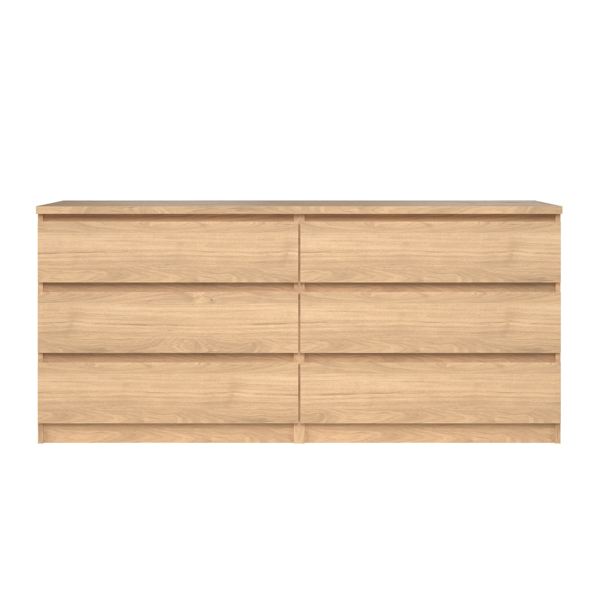TVILUM Naia Dubbel byrå med 6 lådor - ParcelJackson Hickory