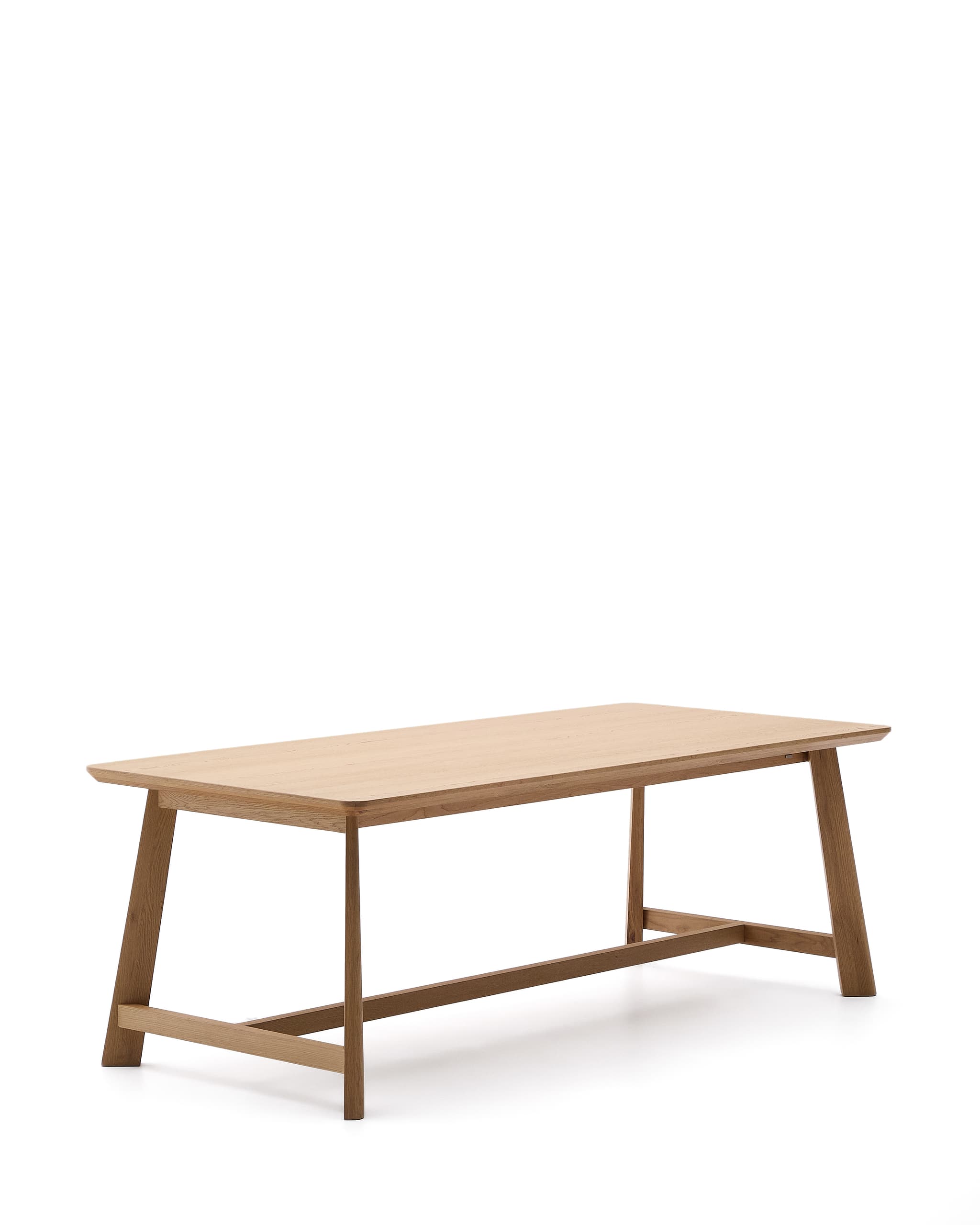 KAVE HOME Idun-bord tillverkat av faner och massiv ek med naturlig finish FSC 100% 200x100cm