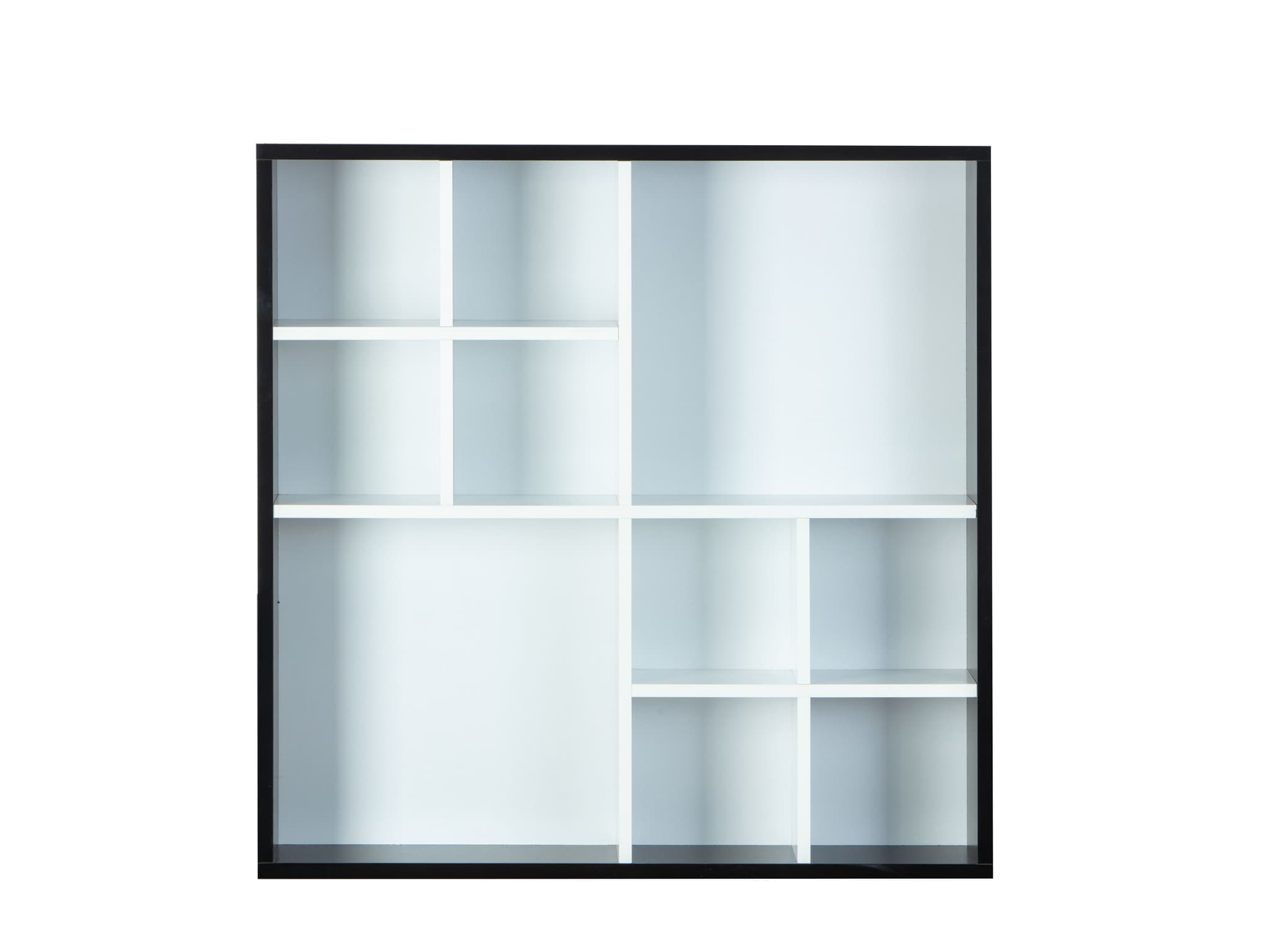 NORDIC LIVING COLLECTION Decem svartvit förvaringslåda med 10 förvaringsfack, utan glas