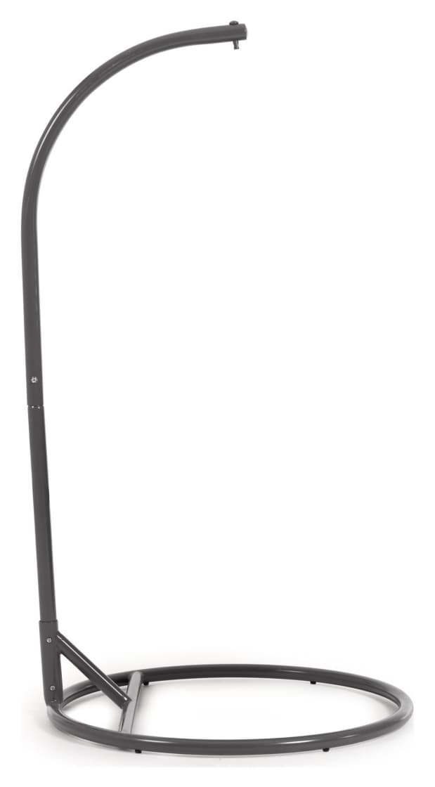 KAVE HOME Dalias stativ för hängande stol, svart metall (H: 197 cm)