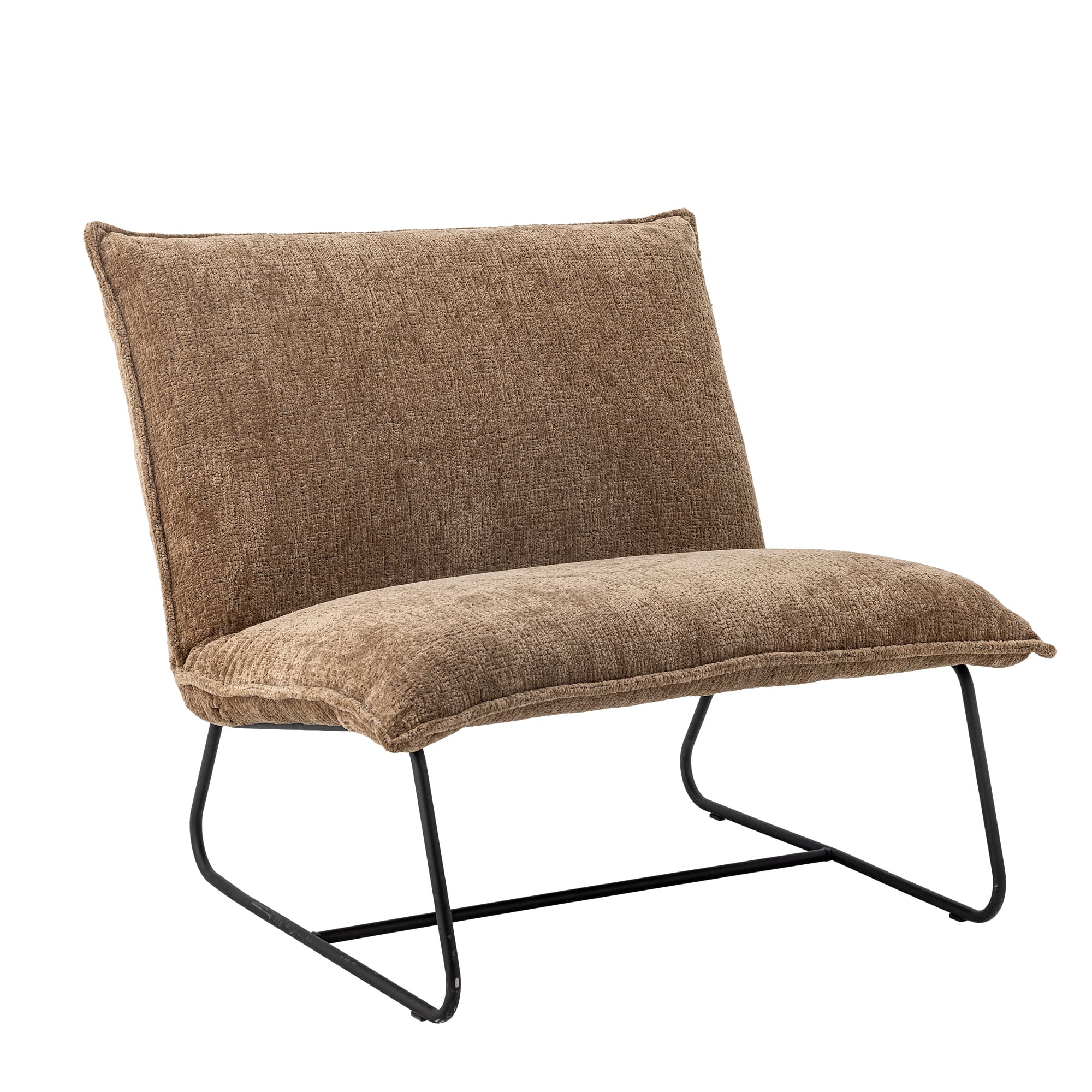 BLOOMINGVILLE Cape Lounge Chair, Brun, Återvunnen Polyester