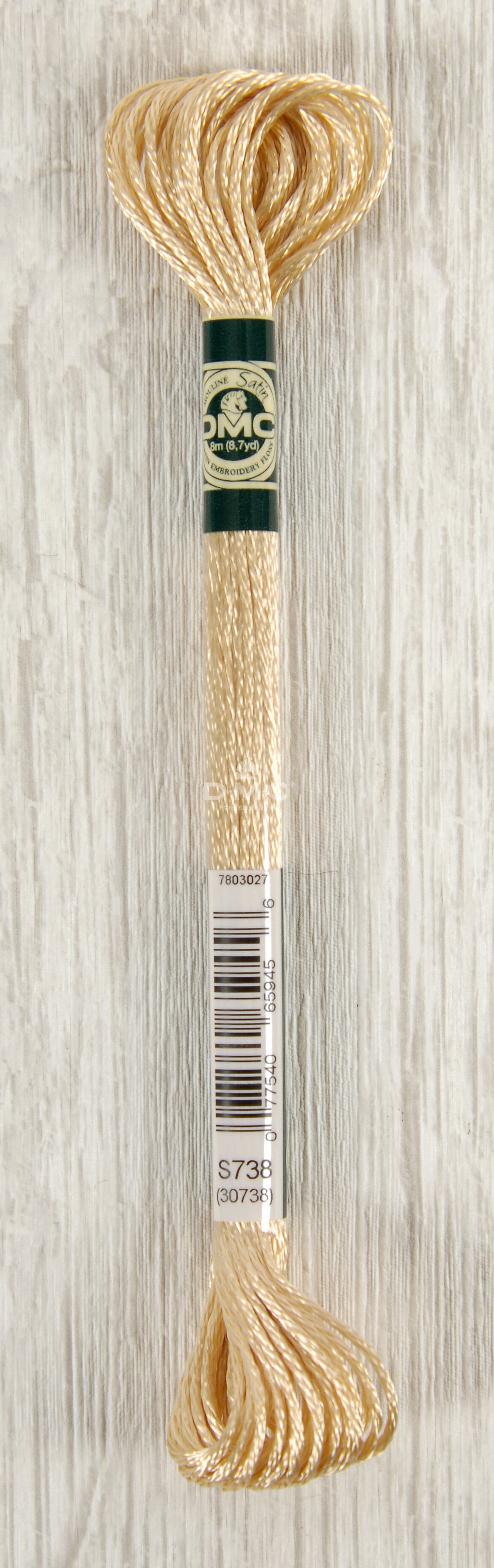 Dmc Mouliné Satin Floss Broderigarn Färg S738