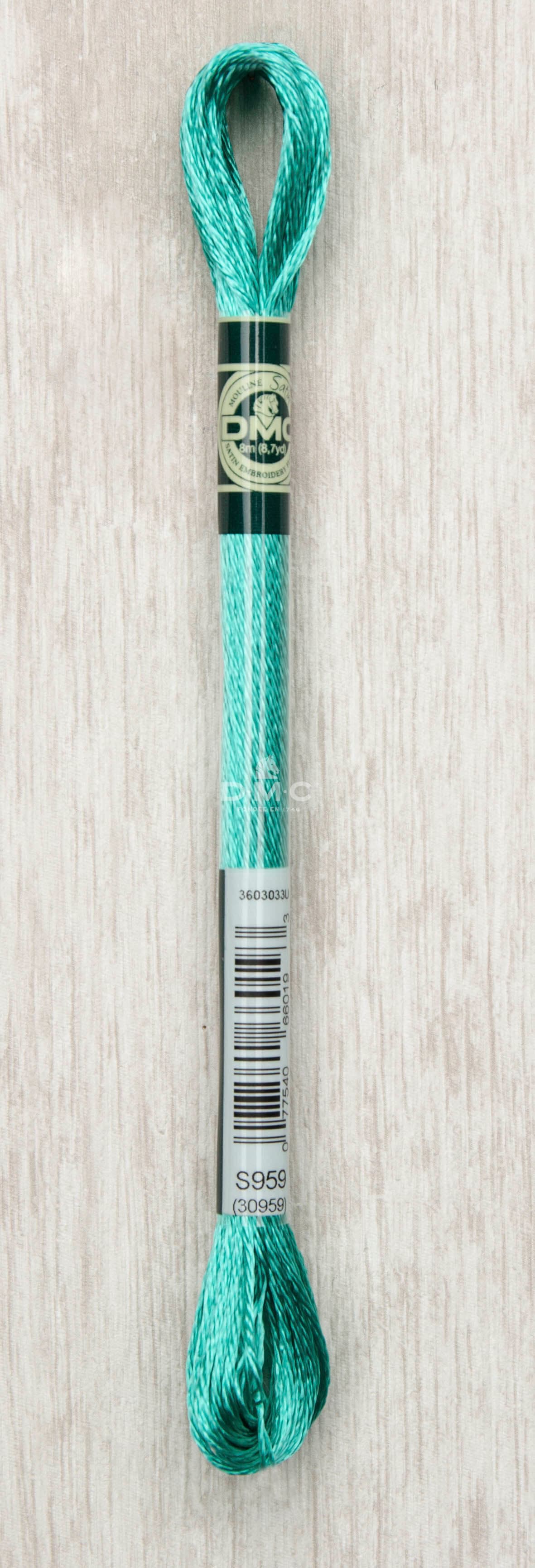Dmc Mouliné Satin Floss Broderigarn Färg S959