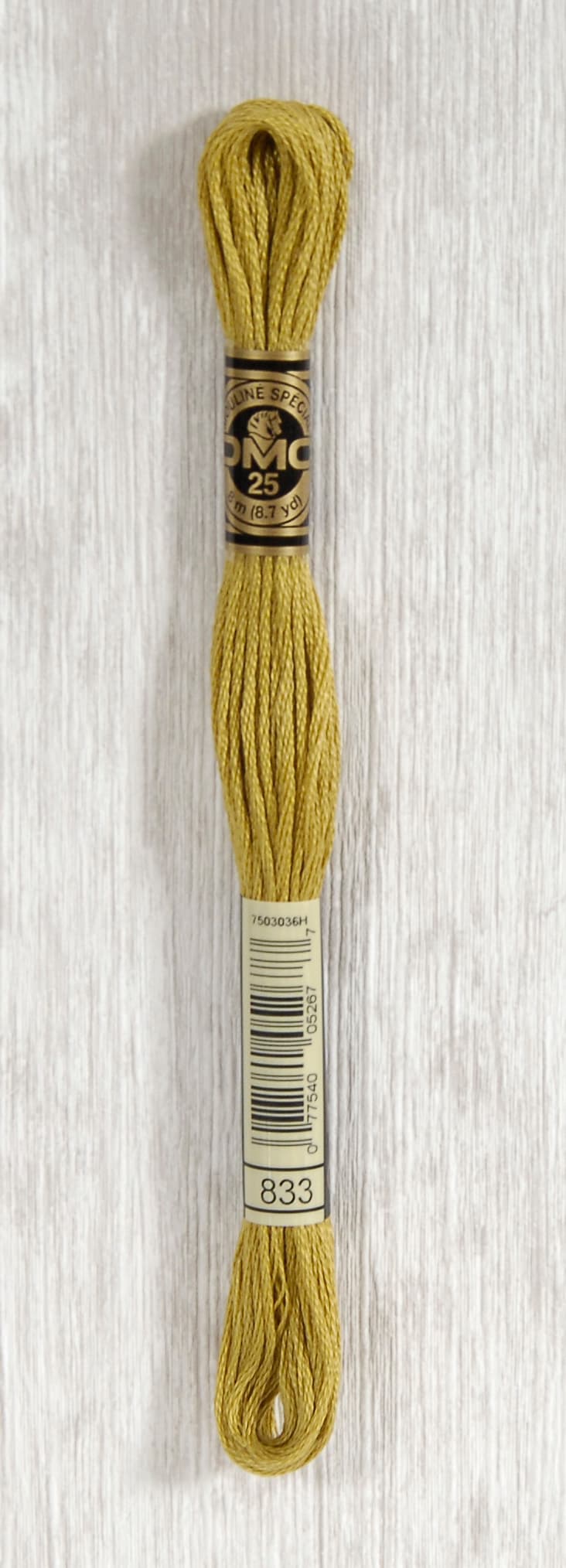 DMC Mouliné Spécial 25 Broderigarn - Färg 833