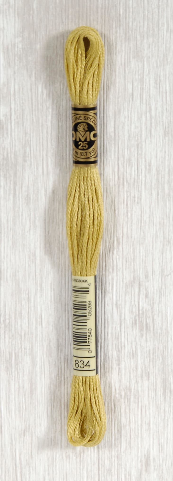 DMC Mouliné Spécial 25 Broderigarn - Färg 834