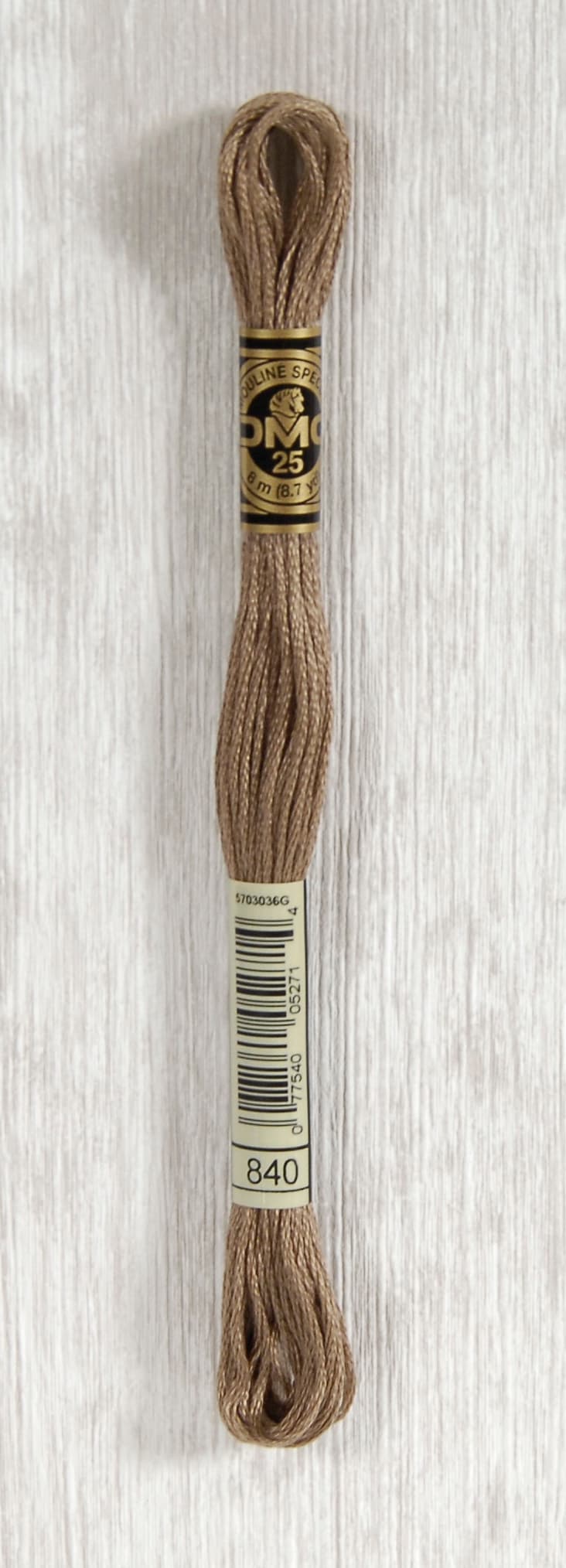 DMC Mouliné Spécial 25 Broderigarn - Färg 840