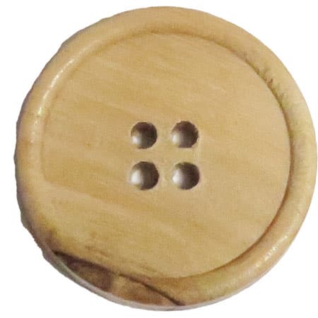 Träknappar 16 mm, ljus, 4 hål - 1725-28-0001