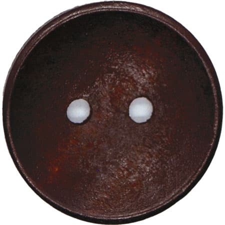 Träknapp Mörkbrun 2 Hål 20,5 mm - 18427-32-0002