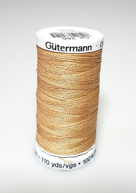 Gütermann - Extra stark sytråd - 265 Ljus Nougat