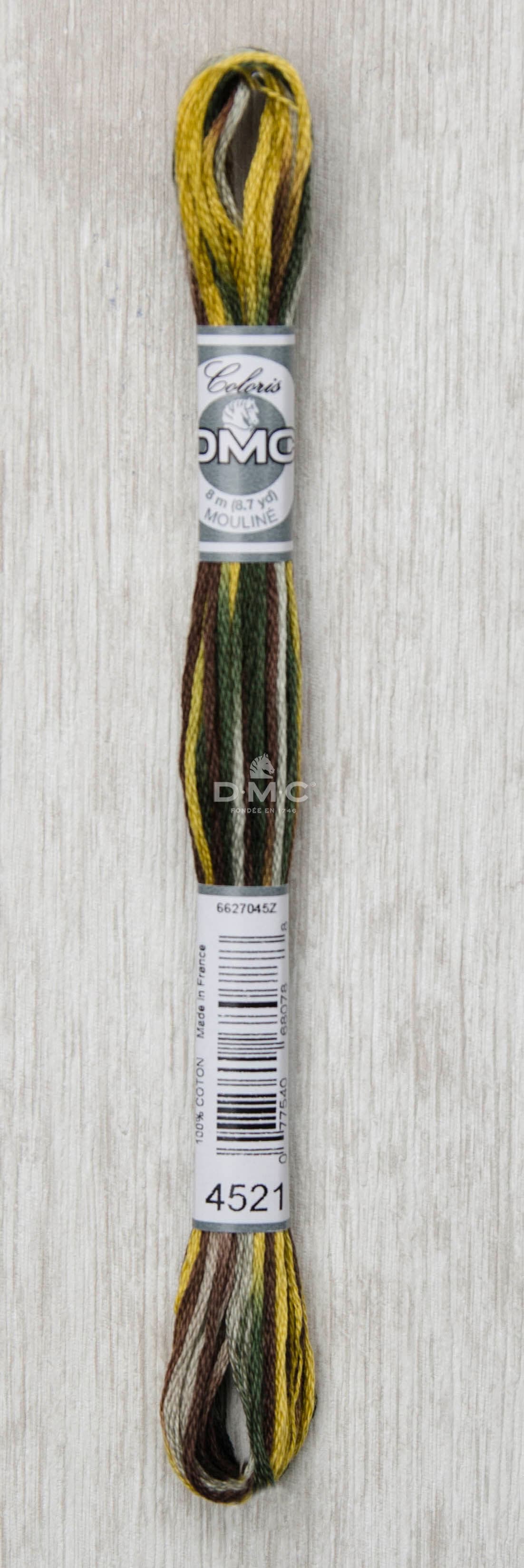 DMC Mouliné Multi Color Broderigarn Färg 4521