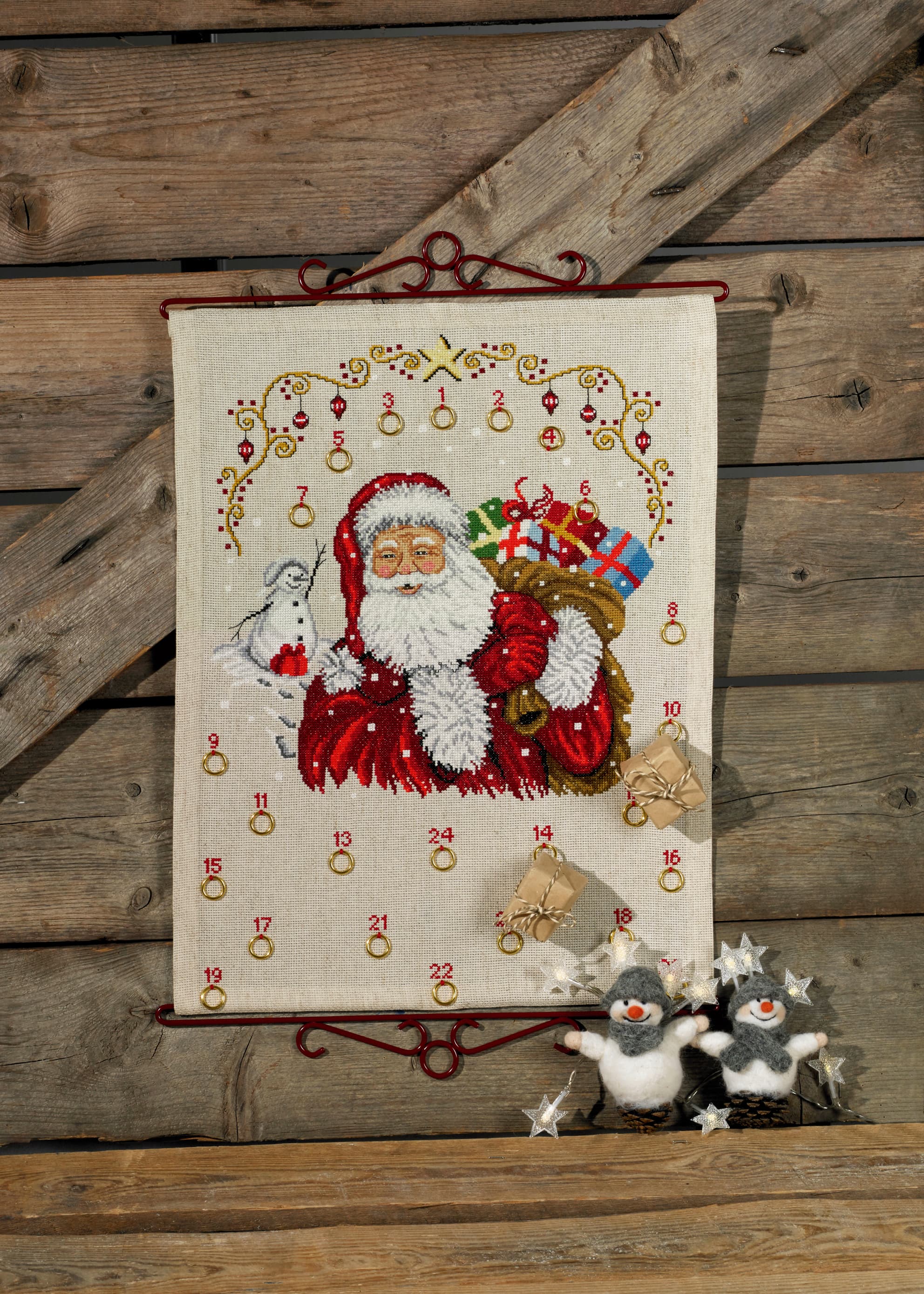 Paketkalender broderikit - 34-8283