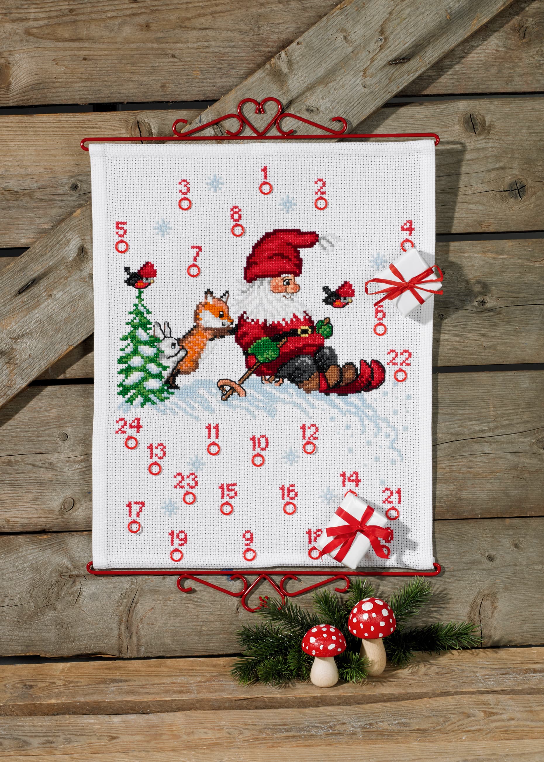 Paketkalender broderikit - 34-8284