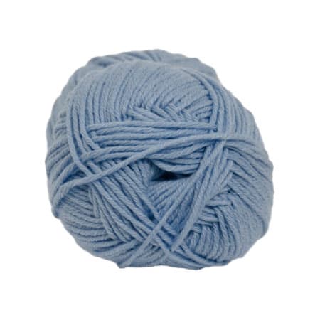 Hjertegarn All Seasons Garn - Merino & Bomullsgarn - fv 6007 Ljus Blå