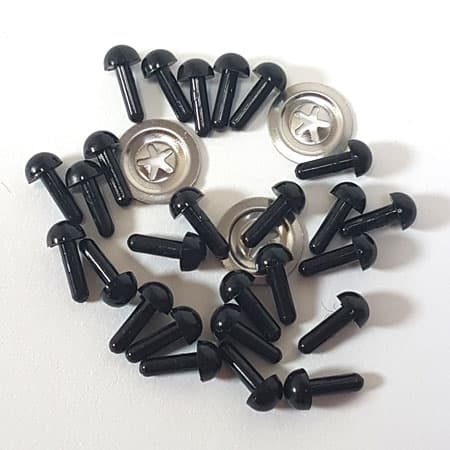 Nalleögon - Säkerhetsögon 4,5 mm - 1 st