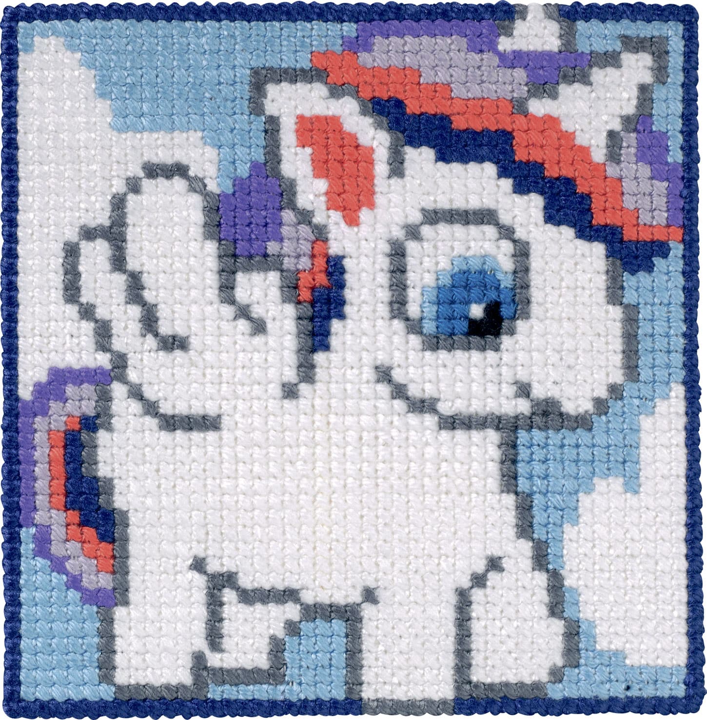 Permin Broderi -Påritad broderipaket för barn med Unicorn - 9351