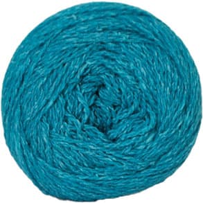 Hjertegarn Wool silk garn - fv 3021 Mörk Turkos
