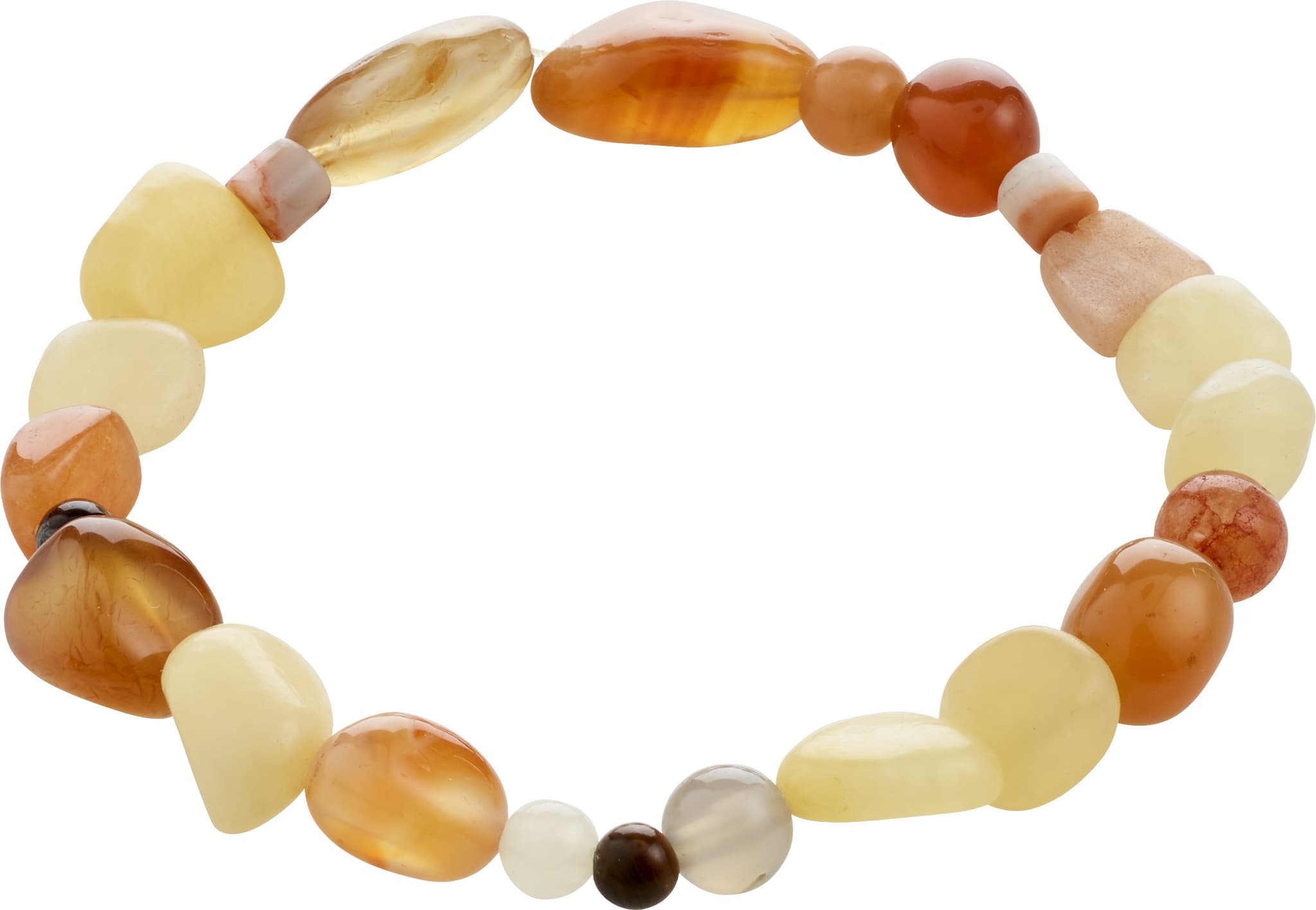 Pilgrim IRIS armbånd 122616802 Sand/Multi Sølvbelagt