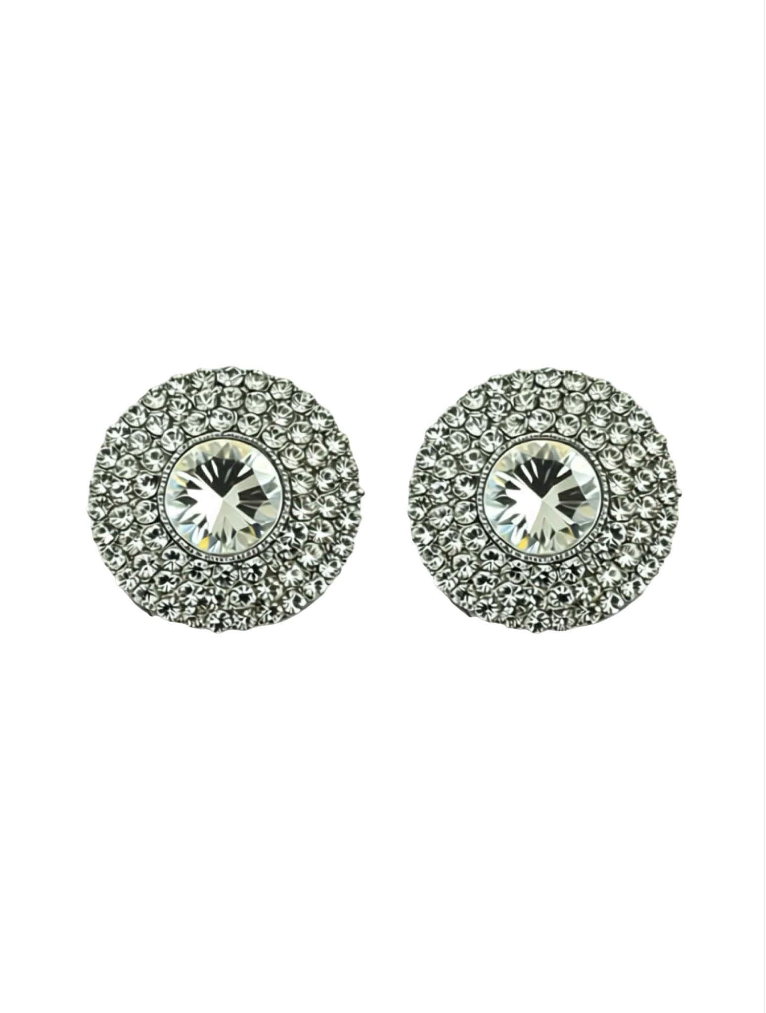 Tim&Simonsen Button Cover Gina 2 pcs - Sølv cover til knap TSJ395 Silver
