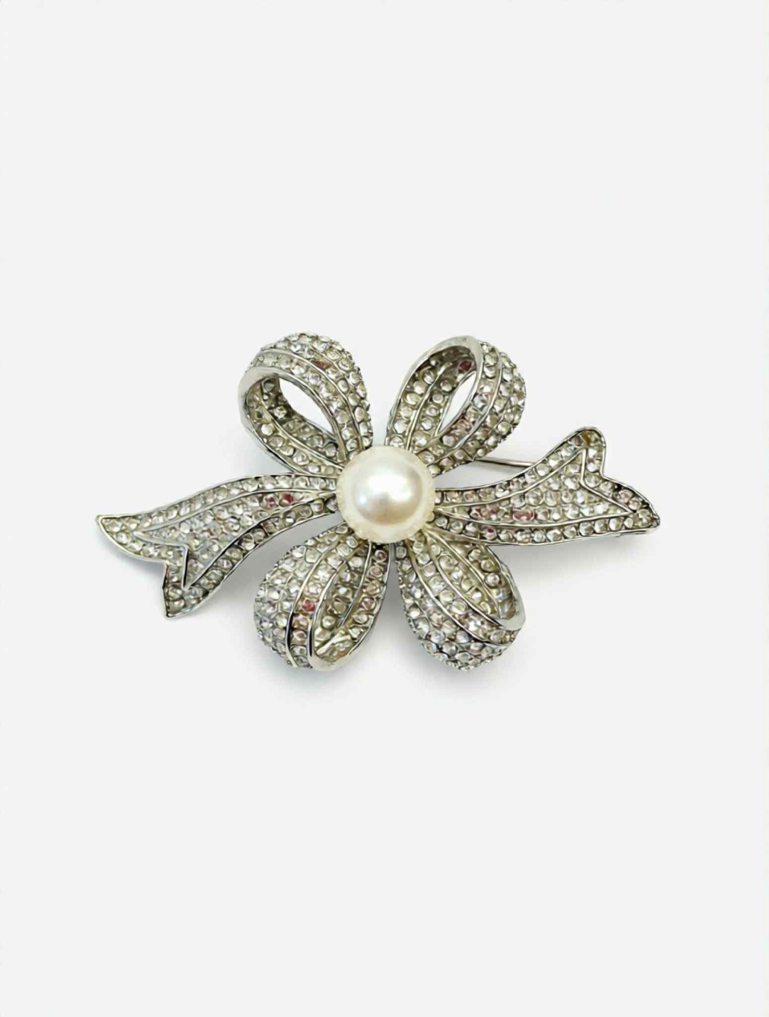 Tim&Simonsen Pin Breana - Sølv sløjfe broche TSJ554 Silver