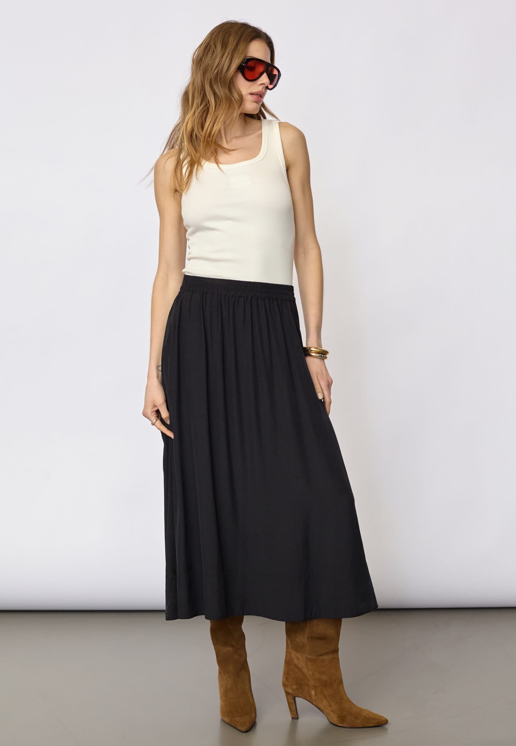 Co'Couture SunriseCC Skirt - Sort nederdel 44038 Black