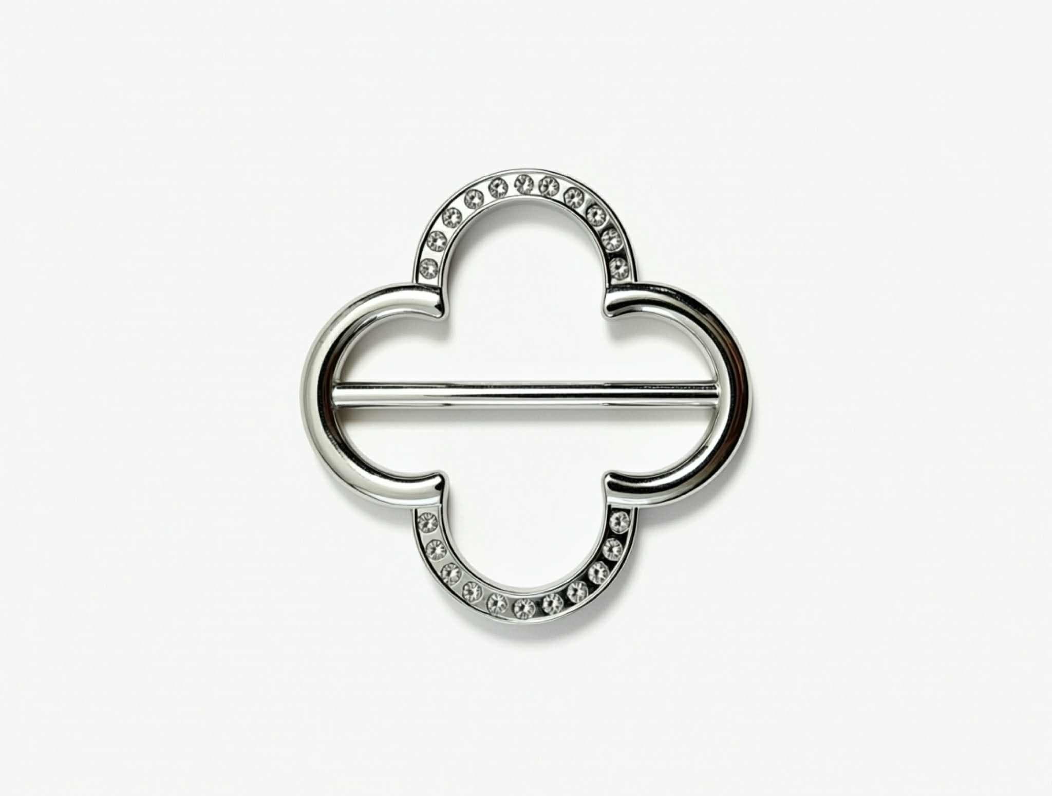 Tim&Simonsen Madde Scarf Ring - Tørklæde holder TSJ595 Silver