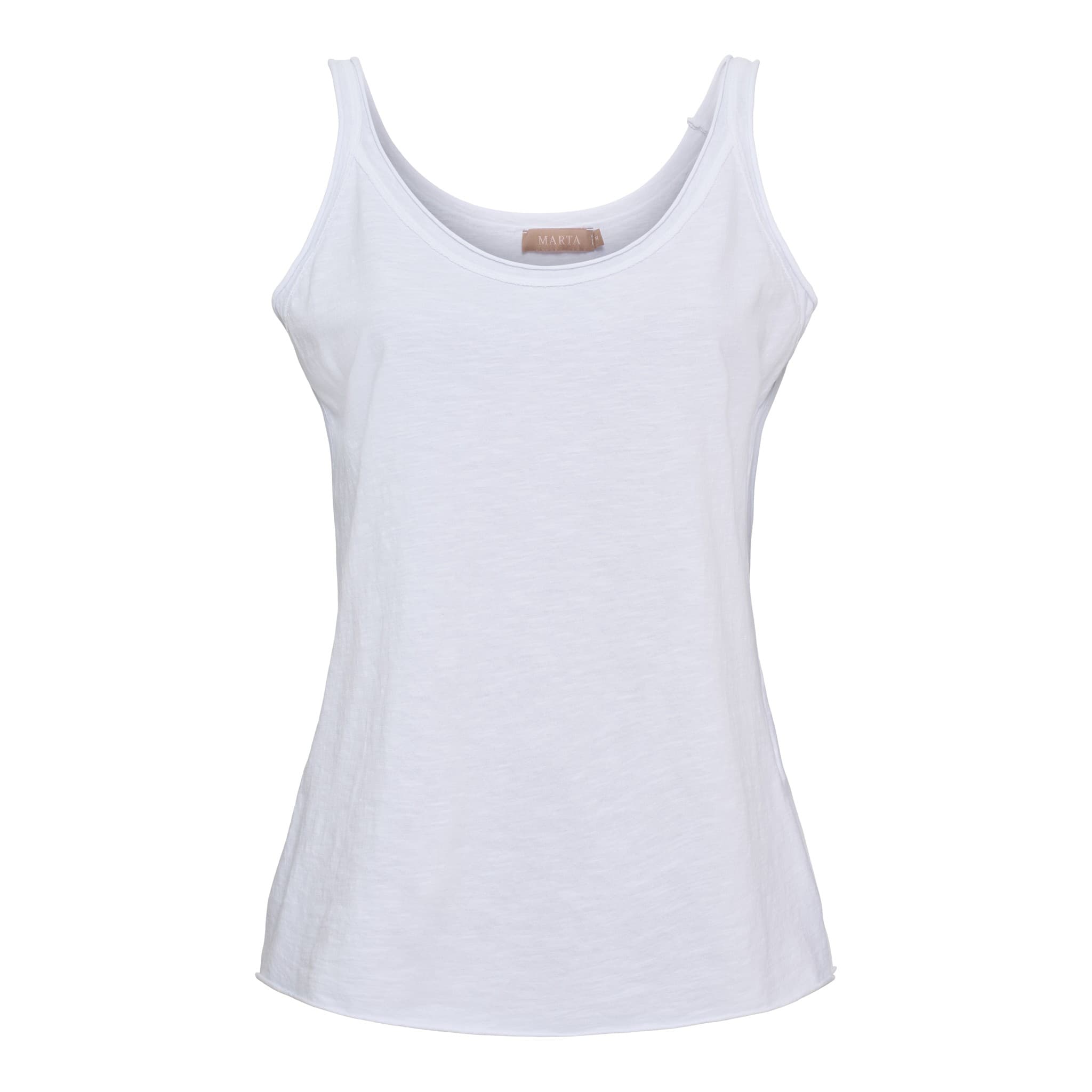Marta MdcNessa Top - Hvid bomulds top 31028 White