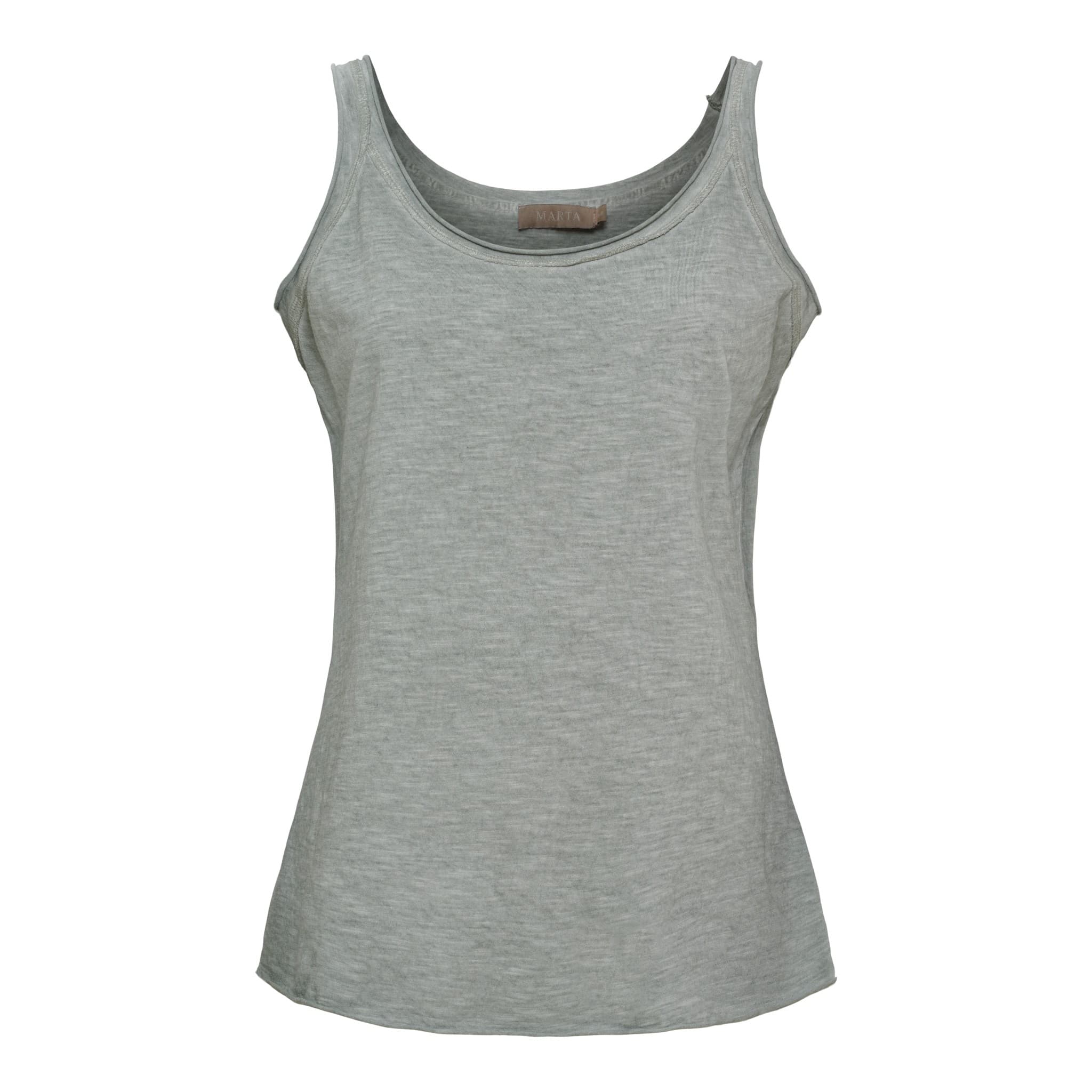 Marta MdcNessa Top - Grøn bomulds top 31028 Military
