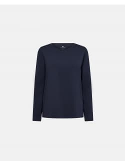 JBS Of Denmark langærmet bambus t-shirt i navy til kvinder XS Navy