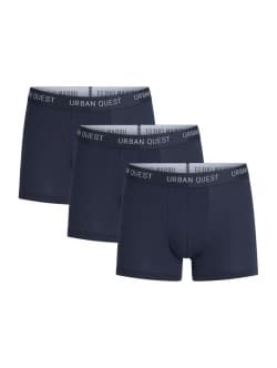 Urban Quest bambus tights/underbukser 3-pak i navy til herre S Navy