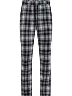 JBS Of Denmark pyjamasbukser med grå tern til herre Grå S