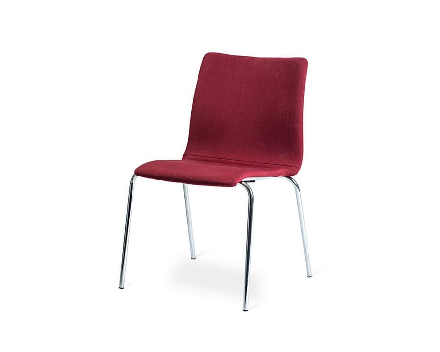 Dot mødestol fuldpolstret - Inoff - Kantinestole Senior