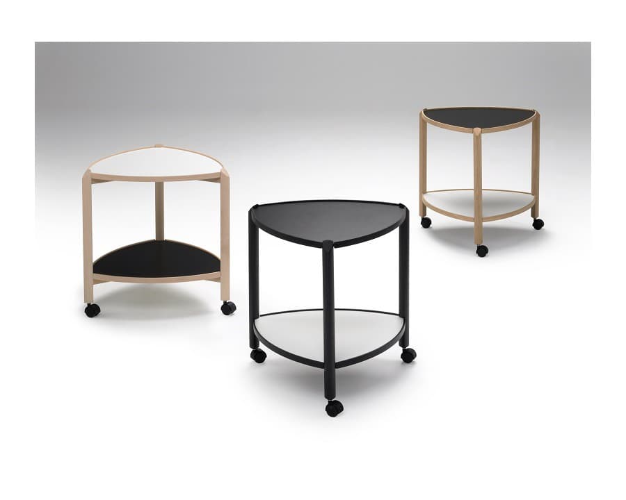 Visit rullebord, trekantet, 5 varianter - Thomsen furniture - Rulleborde Senior
