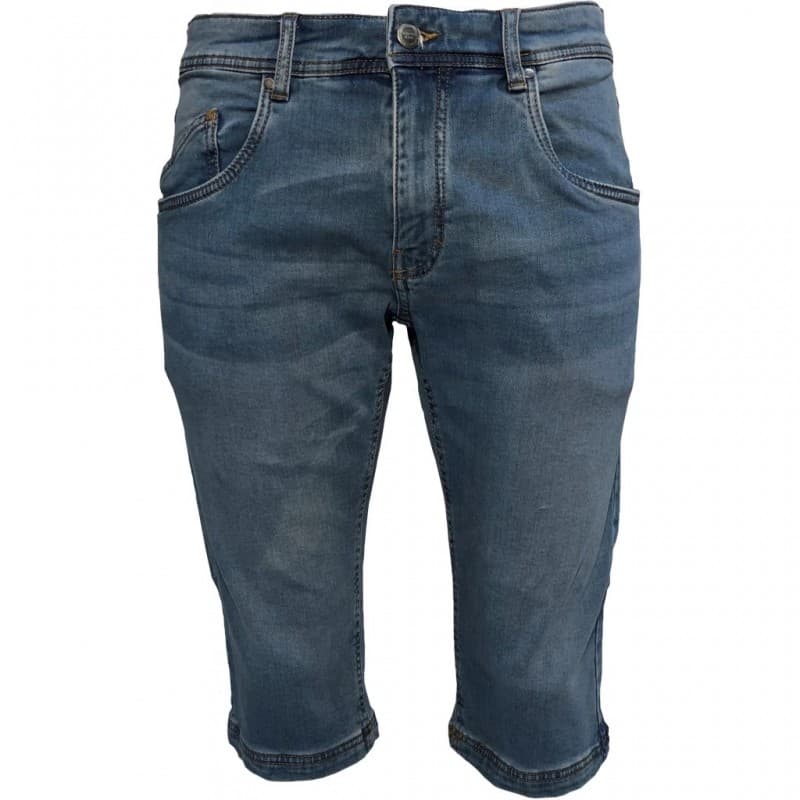 Roberto Emmen Indigo Stretch Shorts - Medium Blue Denim 40 Medium Blue Denim
