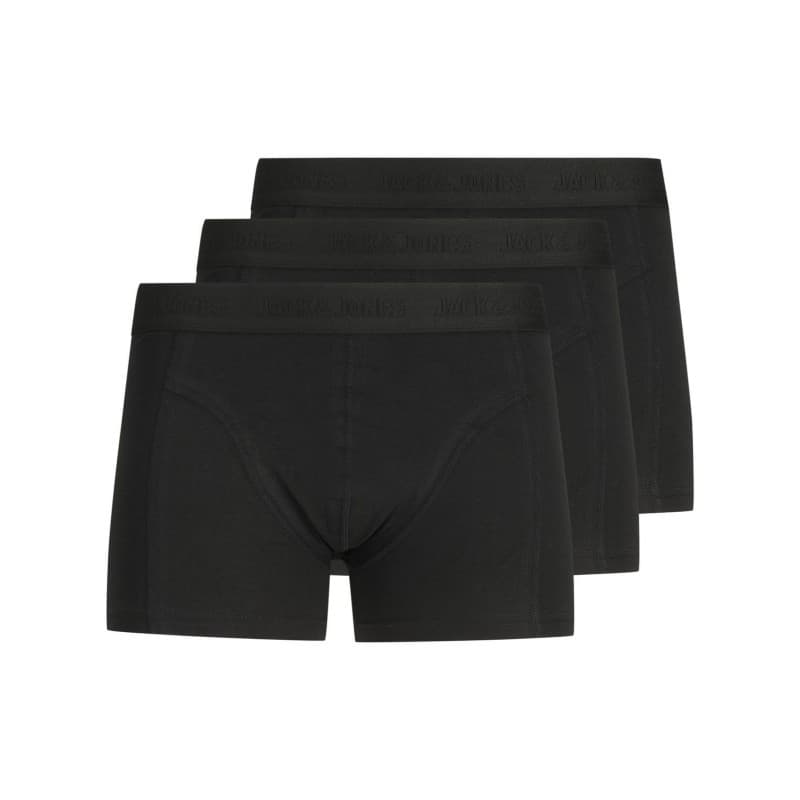 Jack & Jones Plus Boxershorts 3-pak - Sort Sort 5xl