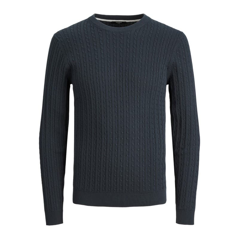 Jack & Jones Bladallas Kabel Strik Pullover - Forest River S Forest River