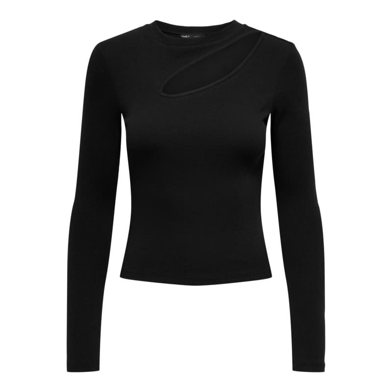 Only Nussa L/s Top - Sort S Sort