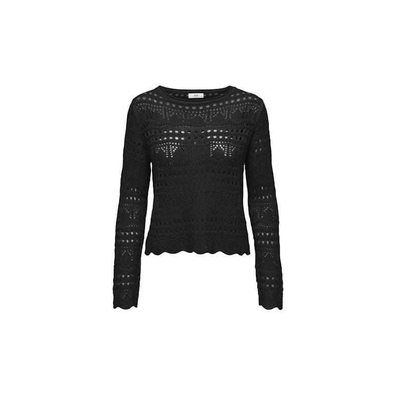 Jdy Sun Lay Strik Pullover - Sort L Sort