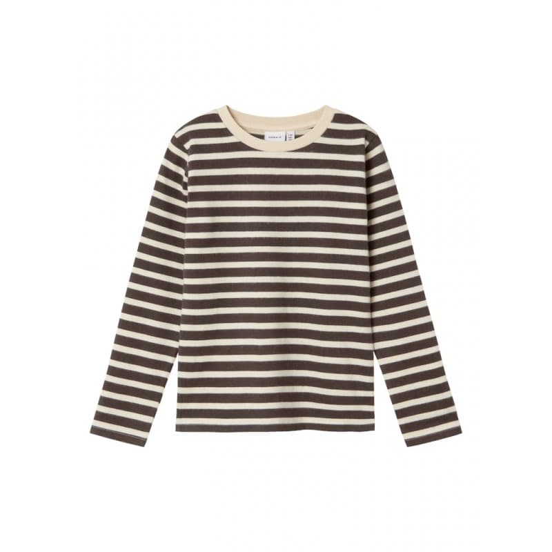 Name It Kids Karsen L/s Bomulds Bluse - Summer Sand 134/140 Summer Sand