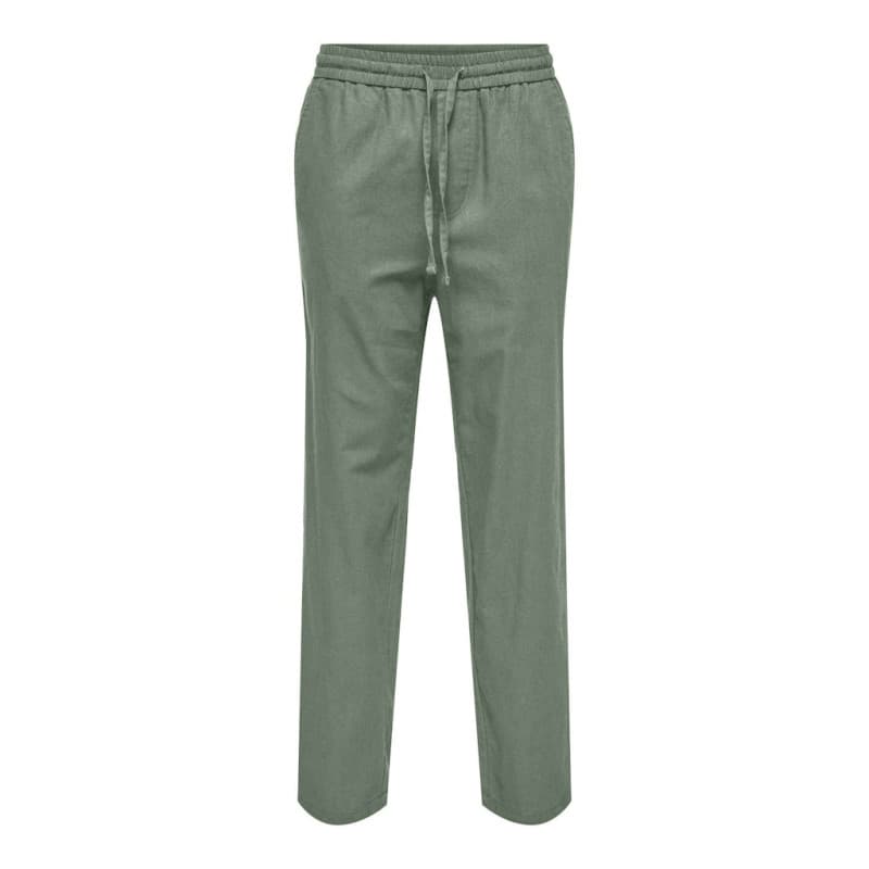 Only & Sons Linus Hør Bukser - Sea Spray L Sea Spray
