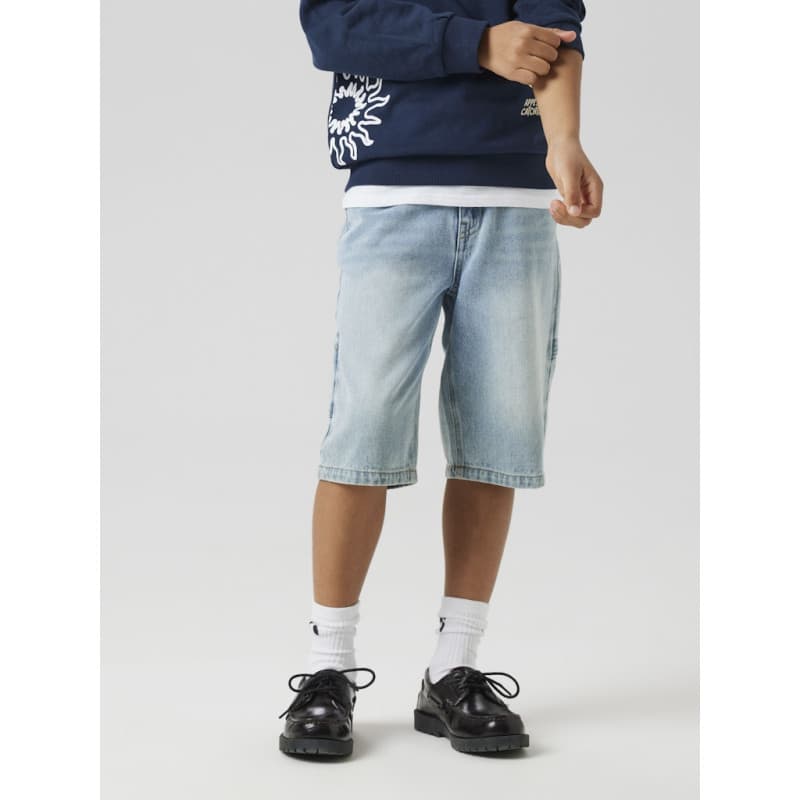Name It Kids Ryan Bermuda 3800 Denim Shorts - Light Blue Denim 116 Light Blue Denim