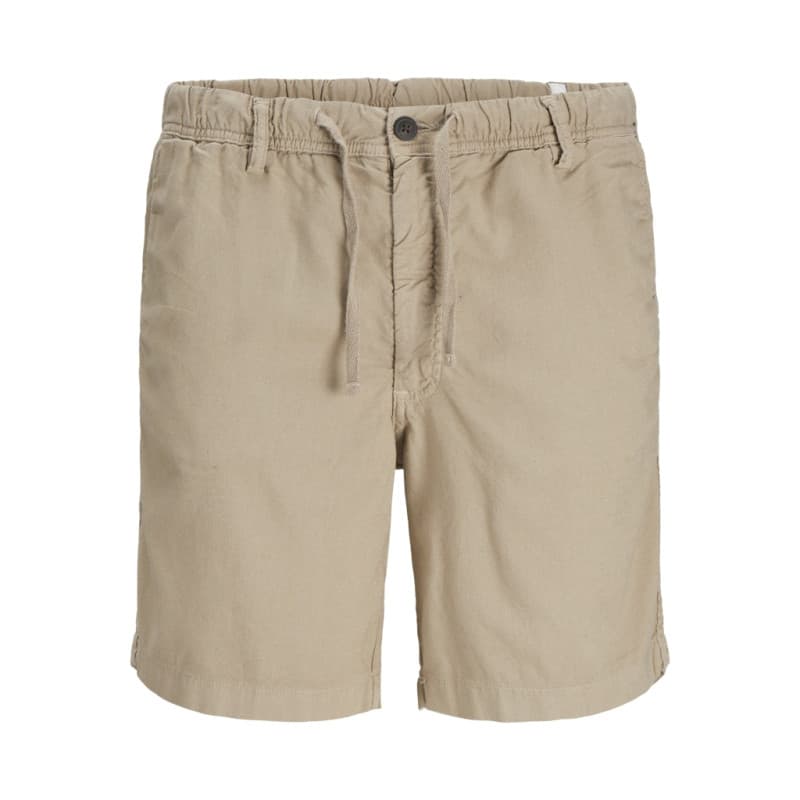 Jack & Jones Plus Jaiden Jjcampaign Hybrid Hør Shorts - Crockery 42 Crockery